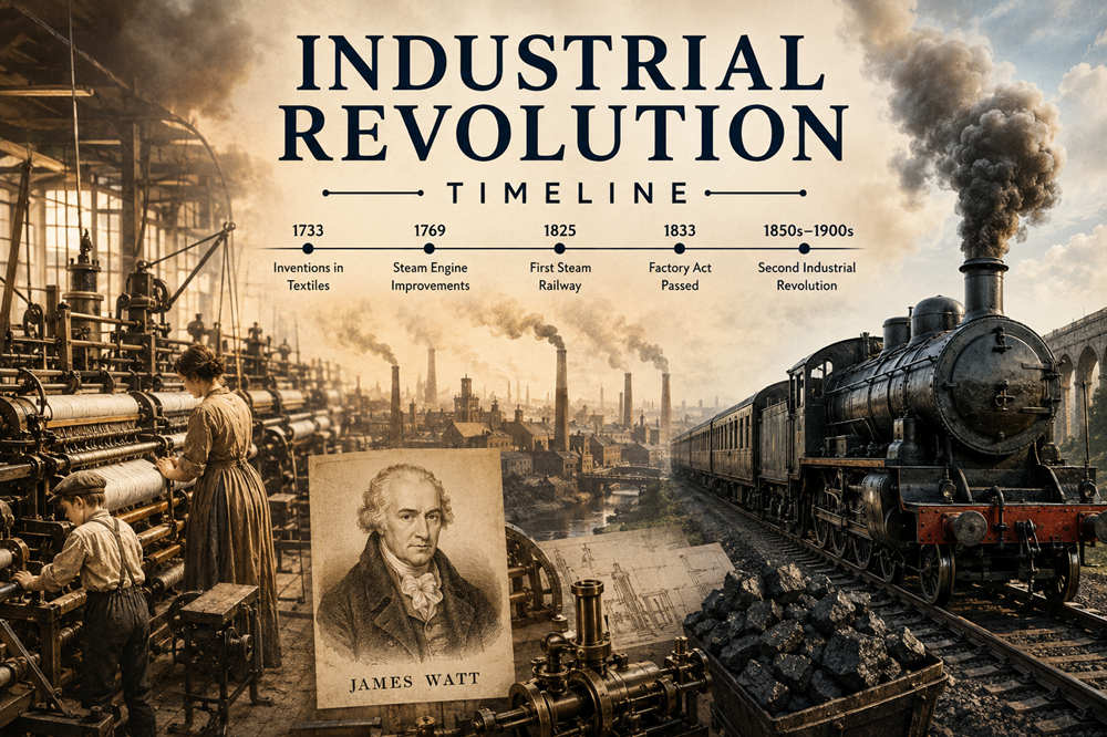 Industrial revolution timeline