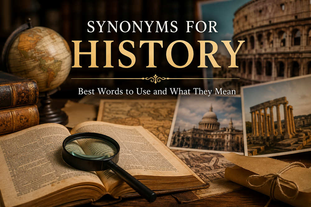 Synonym for history
