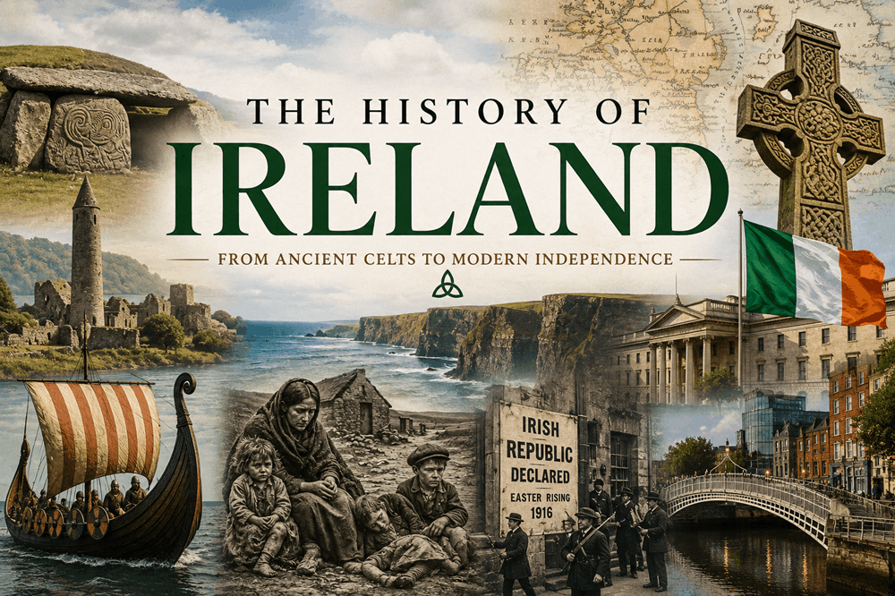 The history of ireland from ancient celts to modern independence