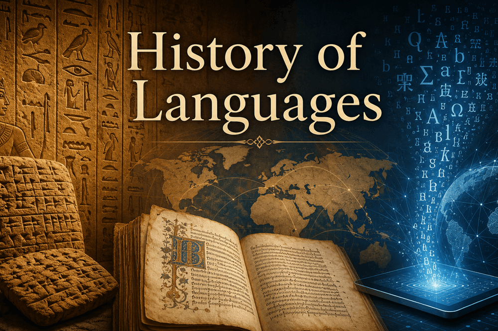 The history of languages