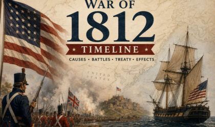 War of 1812 timeline