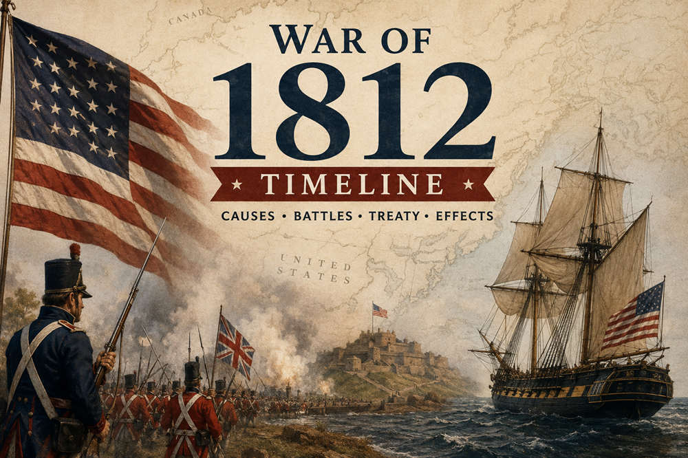 War of 1812 timeline