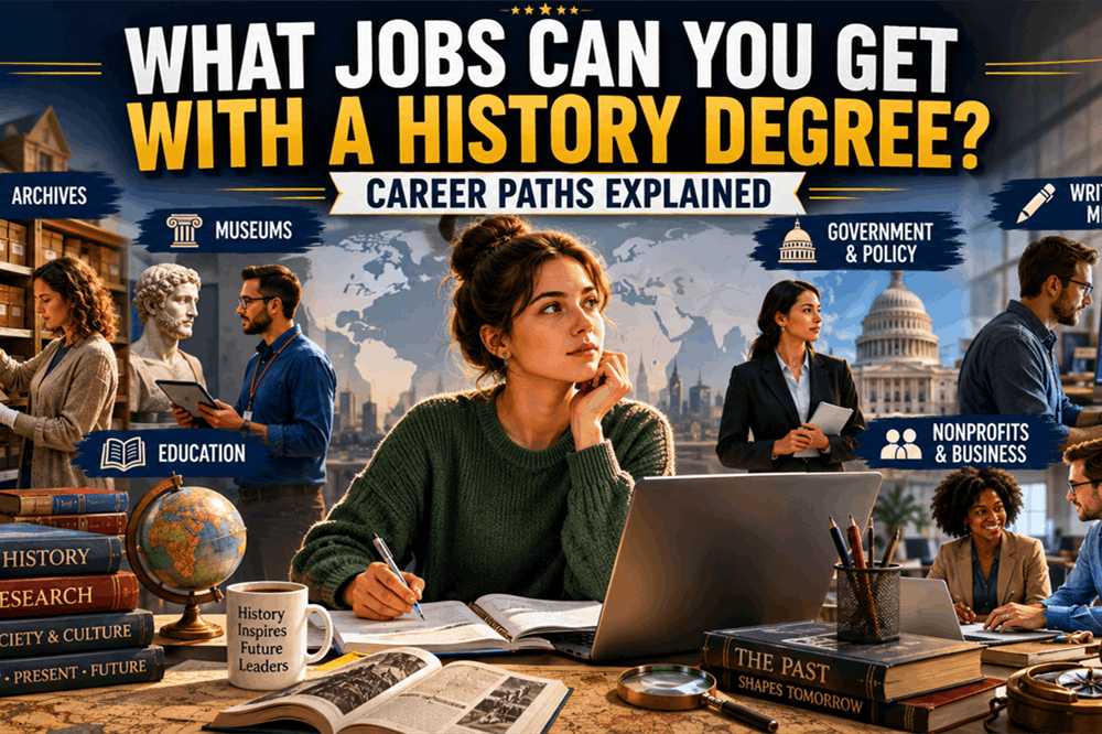 What jobs can you get with a history degree career paths explained